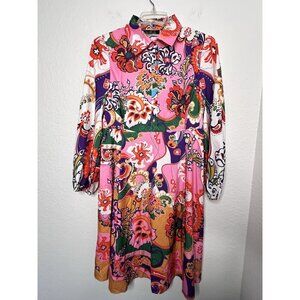 Dalia Macphee Floral Paisley  Dress